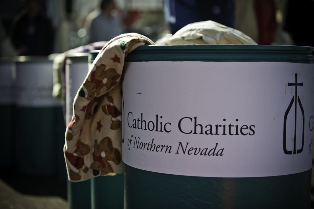 Catholic Charities of Northern Nevada nonprofit clothing donation