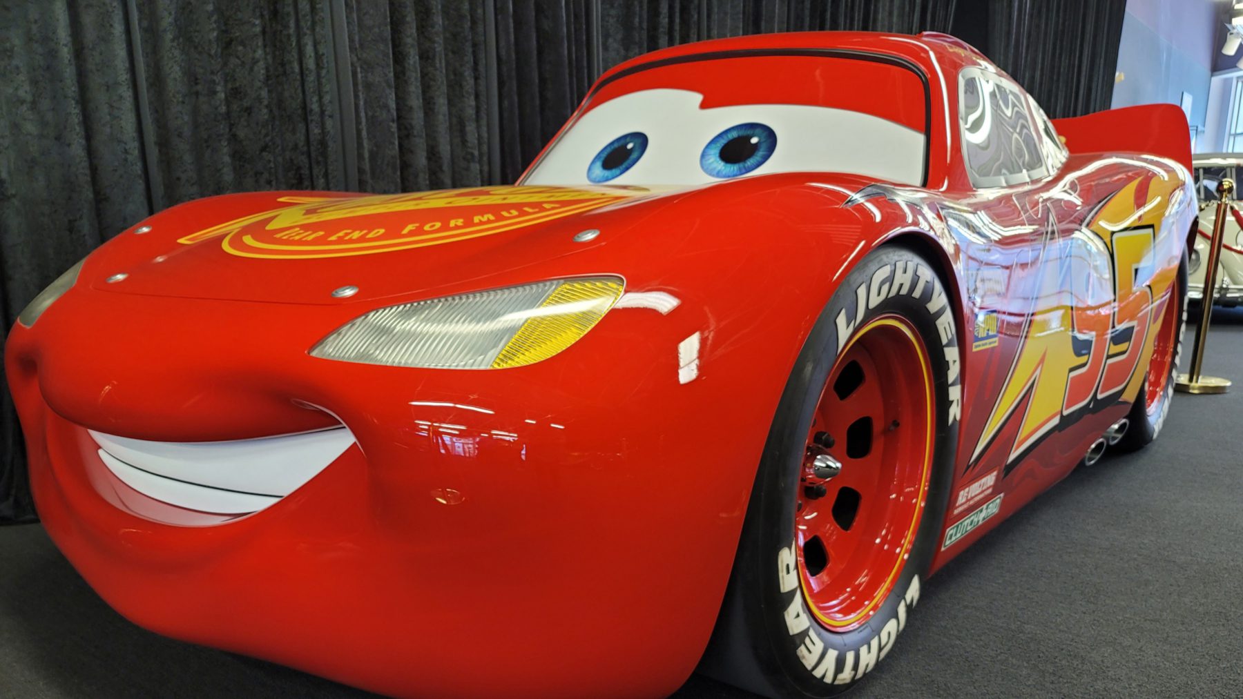 Lightning McQueen and Tow Mater at the National Automobile Museum