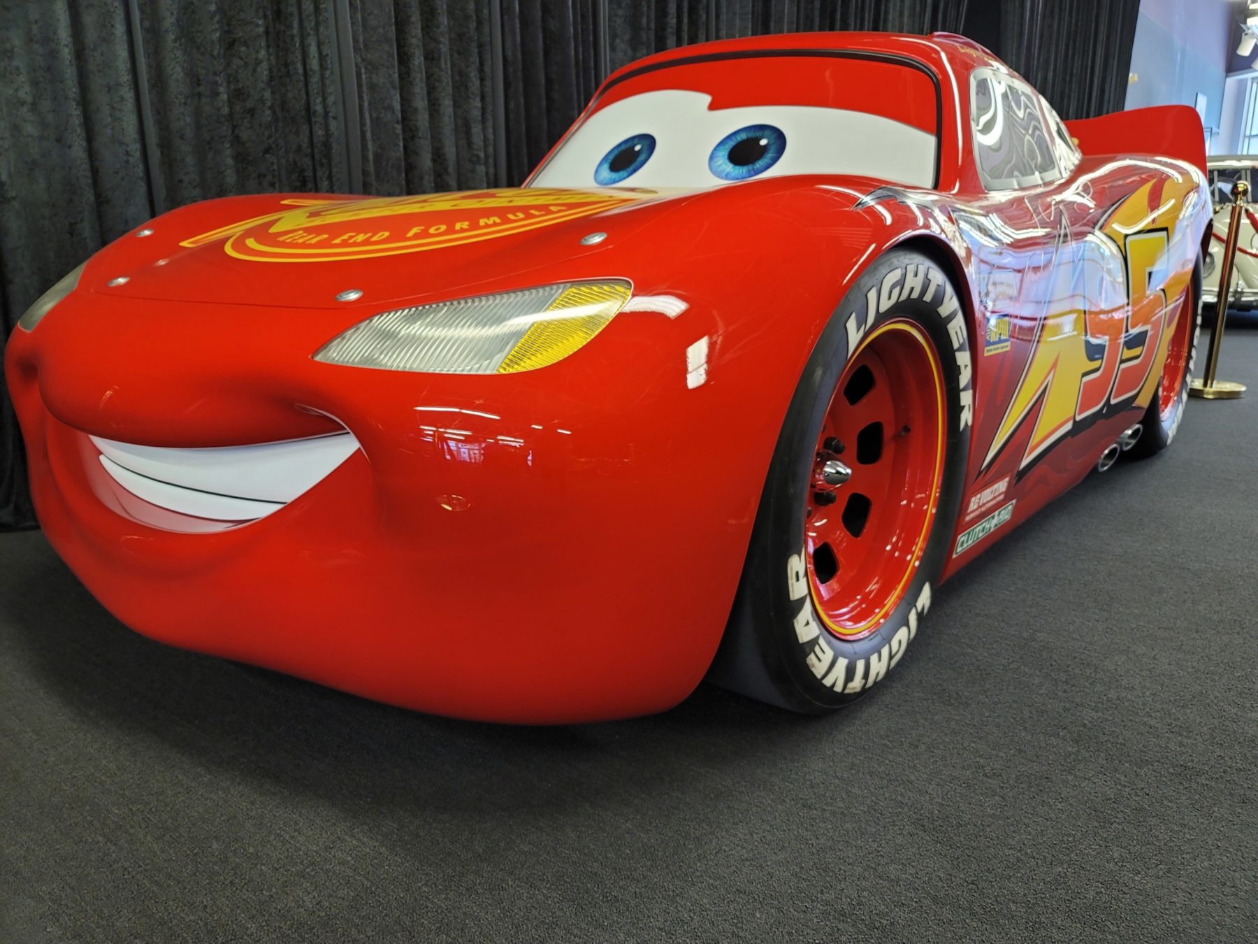 Lightning McQueen and Tow Mater at the National Automobile Museum