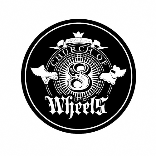 Church of 8 Wheels logo