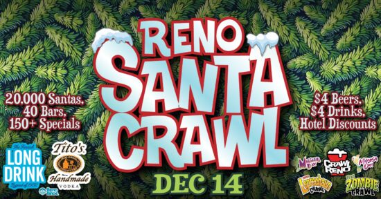 Reno Santa Crawl: Downtown Reno