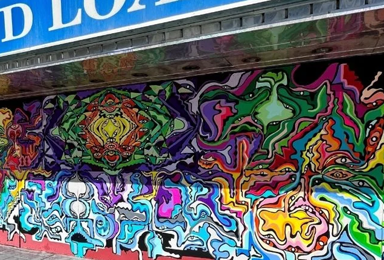 DRP Completes First Mural as Part of its Vacant Storefront Beautification Initiative