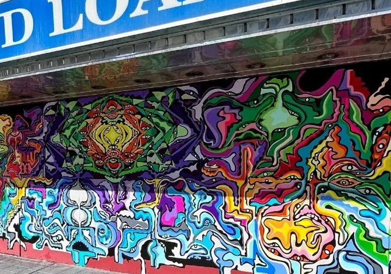 DRP Completes First Mural as Part of its Vacant Storefront Beautification Initiative