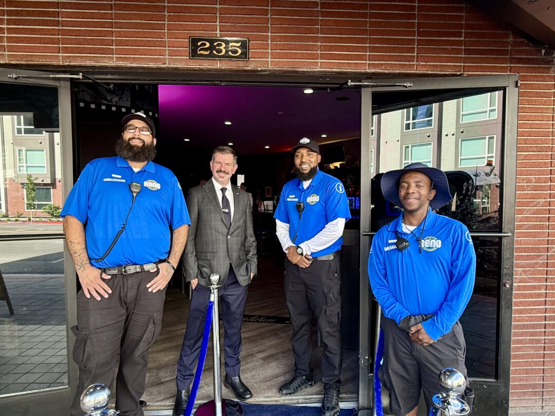Downtown Reno Partnership Hosts Blue Carpet Treatment To Welcome Playfield Sports and Games to New Downtown Location